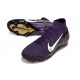 Nike Air Zoom Mercurial Superfly X Elite FG X MBAPPE Grand Morado Marfil Claro
