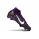 Nike Air Zoom Mercurial Superfly X Elite FG X MBAPPE Grand Morado Marfil Claro