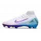 Nike Air Zoom Mercurial Superfly X Elite FG Blanco Azul Violeta