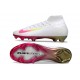 Nike Air Zoom Mercurial Superfly X Elite FG Blanco Rosa