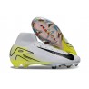 Nike Air Zoom Mercurial Superfly X Elite FG Blanco Negro Amarillo