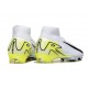 Nike Air Zoom Mercurial Superfly X Elite FG Blanco Negro Amarillo