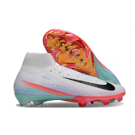 Nike Air Zoom Mercurial Superfly X Elite FG Blanco Negro