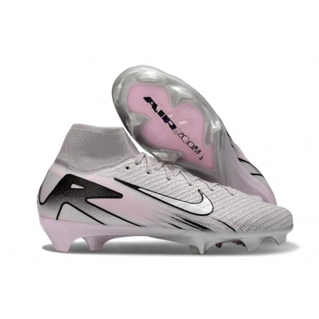 Nike Air Zoom Mercurial Superfly X Elite FG Gris Blanco