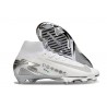 Nike Air Zoom Mercurial Superfly X Elite FG Blanco Plateado