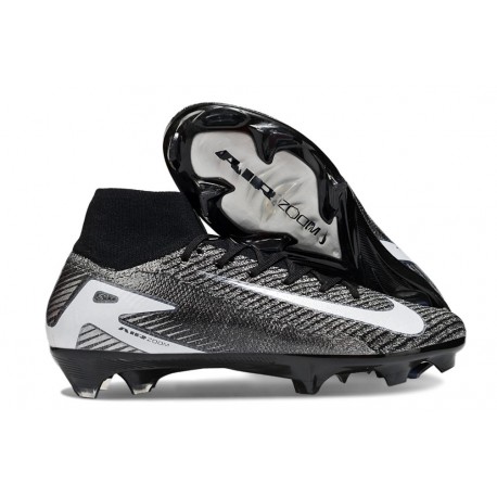 Nike Air Zoom Mercurial Superfly X Elite FG Negro Blanco