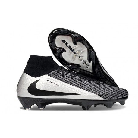 Nike Air Zoom Mercurial Superfly X Elite FG Negro Plateada