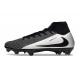 Nike Air Zoom Mercurial Superfly X Elite FG Negro Plateada