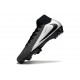 Nike Air Zoom Mercurial Superfly X Elite FG Negro Plateada