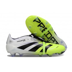 Adidas 2025 Predator Elite FT FG Blanco Negro Limón Lúcido