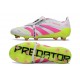 Adidas 2025 Predator Elite FT FG Blanco Rosa Lúcido Limón Lúcido