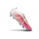 Adidas Predator Elite Foldover Tongue FG Blanco Rosa 