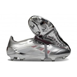 Adidas Predator Elite Foldover Tongue FG Plateada