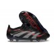 Zapatillas Adidas Predator Elite L FG Negro Gris Four Rojo Lúcido