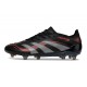 Zapatillas Adidas Predator Elite L FG Negro Gris Four Rojo Lúcido