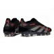 Zapatillas Adidas Predator Elite L FG Negro Gris Four Rojo Lúcido