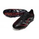 Zapatillas Adidas Predator Elite L FG Negro Gris Four Rojo Lúcido