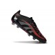 Zapatillas Adidas Predator Elite L FG Negro Gris Four Rojo Lúcido