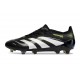 Zapatillas Adidas Predator Elite L FG Negro Blanco Limón Lúcido