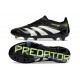 Zapatillas Adidas Predator Elite L FG Negro Blanco Limón Lúcido