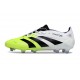 Zapatillas Adidas Predator Elite L FG Blanco Negro Limón Lúcido
