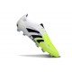 Zapatillas Adidas Predator Elite L FG Blanco Negro Limón Lúcido