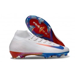 Botas de Futbol Nike Mercurial Superfly 10 Elite FG Blanco Azul Rojo