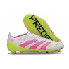 Zapatillas Adidas Predator Elite L FG Blanco Rosa Lúcido Limón Lúcido