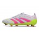 Zapatillas Adidas Predator Elite L FG Blanco Rosa Lúcido Limón Lúcido