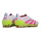 Zapatillas Adidas Predator Elite L FG Blanco Rosa Lúcido Limón Lúcido