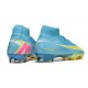 Botas de Futbol Nike Mercurial Superfly 10 Elite FG Azul Amarillo