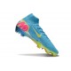 Botas de Futbol Nike Mercurial Superfly 10 Elite FG Azul Amarillo