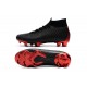 Nike X Jordan Mercurial Superfly VI Elite FG Tacón - Negro Rojo