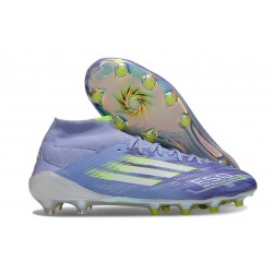 adidas F50 Elite Mid FG Violeta Tone Limón Lúcido Morado Rush