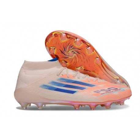 Botas de Futbol adidas F50 Elite Mid FG Naranja Azul