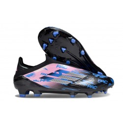adidas F50 Elite Sin Cordones FG Negro Rosa Azul