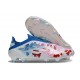 adidas F50 Elite Sin Cordones FG Blanco Rosa Azul