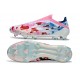 adidas F50 Elite Sin Cordones FG Blanco Rosa Azul