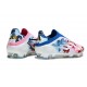 adidas F50 Elite Sin Cordones FG Blanco Rosa Azul