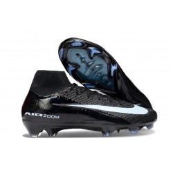 Botas de Futbol Nike Mercurial Superfly 10 Elite FG Negro Hielo Azul