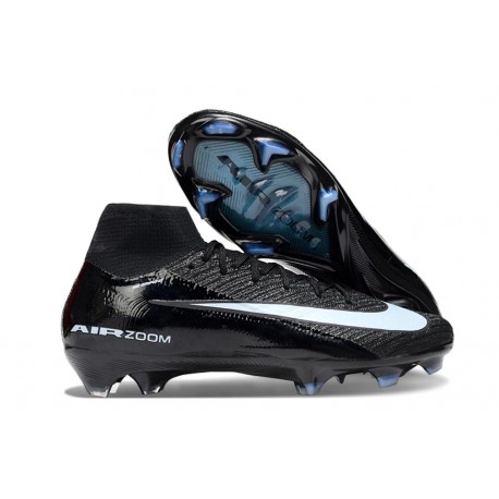 Botas de Futbol Nike Mercurial Superfly 10 Elite FG Negro Hielo Azul