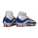 Botas de Futbol Nike Mercurial Superfly 10 Elite FG Plateado Azul Amarillo