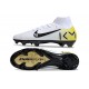 Botas de Futbol Nike Mercurial Superfly 10 Elite FG Blanco Negro Amarillo
