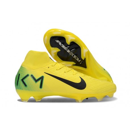 Botas de Futbol Nike Mercurial Superfly 10 Elite FG Amarillo Verde Negro