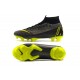 Nike Mercurial Superfly VI Elite FG Tacón - Negro Gris Voltio