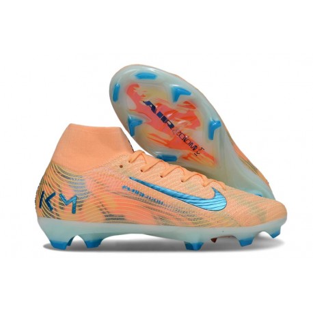Botas de Futbol Nike Mercurial Superfly 10 Elite FG KM Naranja Azul