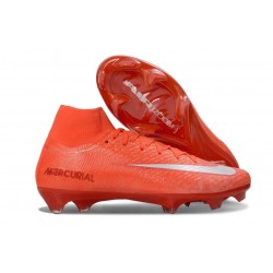 Botas de Futbol Nike Mercurial Superfly 10 Elite FG Rojo Blanco