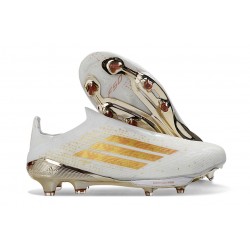 Zapatillas de Futbol adidas F50 + LL FG Blanco Dorada