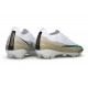 Bota Nike Air Zoom Mercurial Vapor XVII Elite FG Blanco Brillo verde Mtlc Dorado