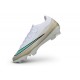 Bota Nike Air Zoom Mercurial Vapor XVII Elite FG Blanco Brillo verde Mtlc Dorado